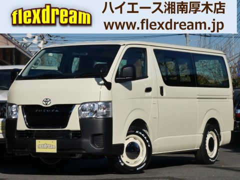 一部改良車両のDXが入庫！新車ハイエースDXを製作いたしました！